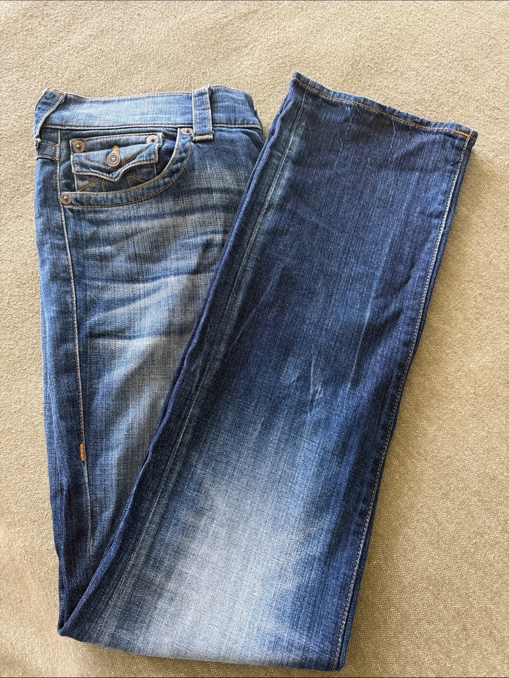 True Religion Ricky Relaxed Straight Fit Men's Jeans 33